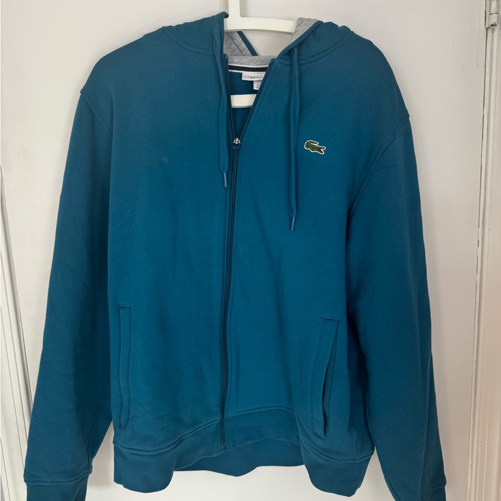 Lacoste sport hoodie - teal